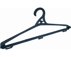 Плечики (вешалки) для одежды большие "Юнипласт" (уп 10 шт) 