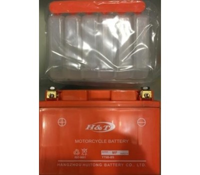 Аккумулятор YT9B-BS "HT" оранжевый УЗКИЙ 150x105x70