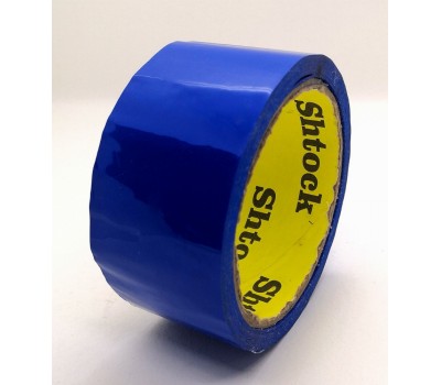 Скотч цветной упаковочный синий - 40 микрон × 100 м