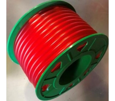Бензошланг 4 мм резиновый силикон красный 10 метров