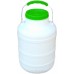 Бочка пластиковая пищевая 10 литров с уплотнительным кольцом  