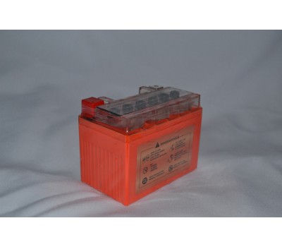 Аккумулятор 12V 4Ah гелевый (113х70х87) UTZ5S ( оранжевый ) BATTERY