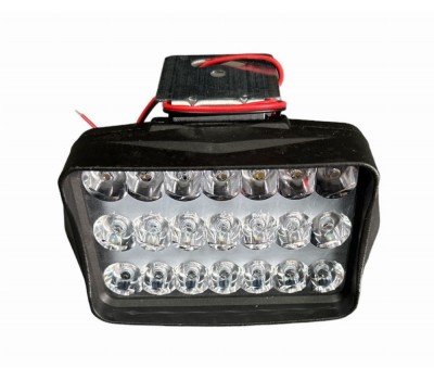 Фара LED L37-31,5W прямокутна 80*125*52мм FLOOD 12V DC 1,5W 21шт. 6000К IP67 3100 Lm