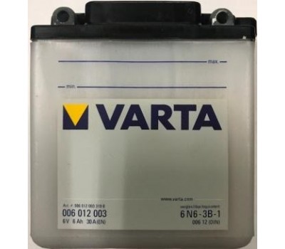 Аккумулятор VARTA 6V6A (100x110x57) заливной