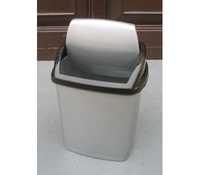 Ведро для мусора пластиковое "Домик" 9 литров с поворотной крышкой "Горизонт"
