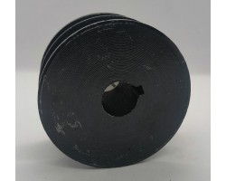 Шкив 2-х ручейковый (профиль Б) внутренний диаметр 20,00 мм.