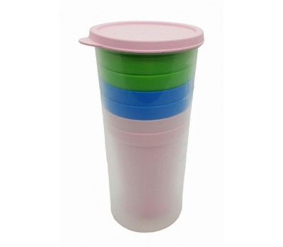 Набор стаканов пластиковых 0,2 литра (6 шт/уп) (ПолимерАгро)