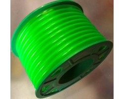 Бензошланг 4 мм резиновый силикон зеленый 20 метров