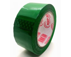Скотч цветной упаковочный зелёный - 40 микрон × 500 м