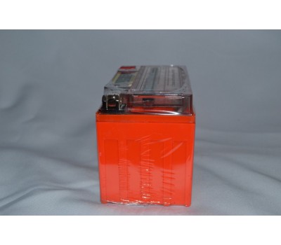 Аккумулятор 12V 9Ah гелевый с датчиком (150х87х107) UTX9-BS (оранжевый) BATTERY