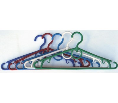 Плечики (вешалки) для одежды поворотные пластиковые цветные №1 