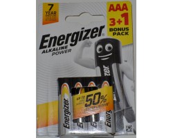 Батарейки Energizer AAА Alkaline power 4 шт.