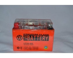 Аккумулятор 12V 9Ah гелевый (150х87х107) UTX9-BS (оранжевый) BATTERY