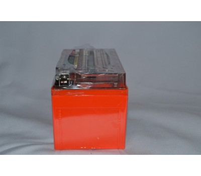 Аккумулятор 12V 7Ah гелевый с датчиком (150х87х94) UTX7A-BS (оранжевый) BATTERY