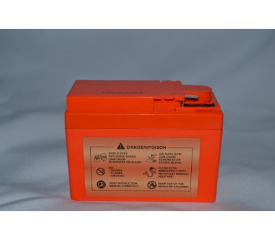 Аккумулятор 12V 2,3Ah гелевый (113х49х85) YTR4A-BS ( оранжевый ) BATTERY