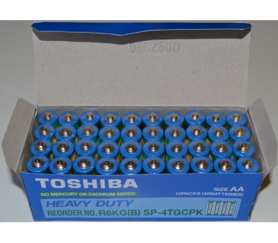 Батарейка Toshiba R 6 спайка 1x4 шт
