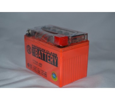 Аккумулятор 12V 4Ah гелевый (113х70х85) YTX4L-BS ( оранжевый ) BATTERY
