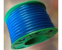 Бензошланг 4 мм резиновый силикон синий 20 метров