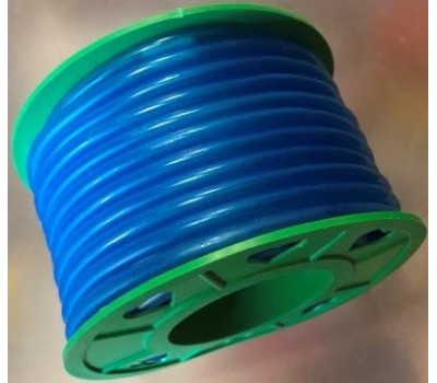 Бензошланг 4 мм резиновый силикон синий 10 метров