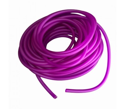 Бензо-масло-шланг 4 мм силикон фиолетовый  10 метров