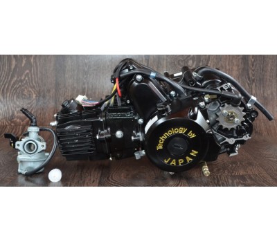 Двигатель DELTA , ALFA , ACTIVE - 110 (МЕХАНИКА) ЧУГУННЫЙ ЦИЛИНДР BLACK + ПОДАРОК Карбюратор