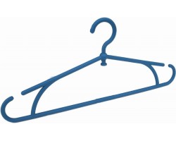 Плечики (вешалки) для одежды поворотные пластиковые "Юнипласт" (уп 10 шт) 