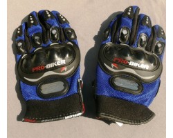 Перчатки PRO-BIKER (синие)
