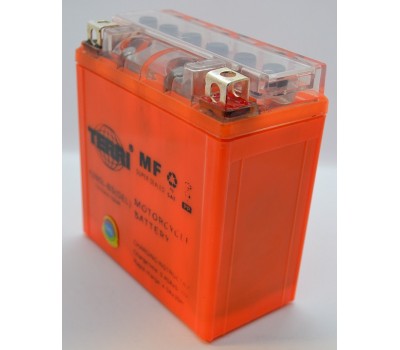 Аккумулятор 12V 5Ah гелевый высокий (120х60х130) YB5L-BS (оранжевый) TERRI
