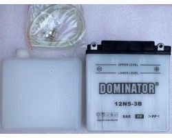 Аккамулятор  12V5A DOMINATOR JAWA ACTIV заливной    120*130*61